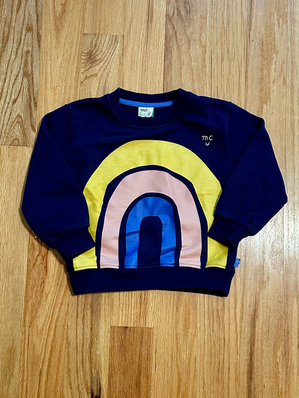 Mon Couer navy rainbow sweatshirt